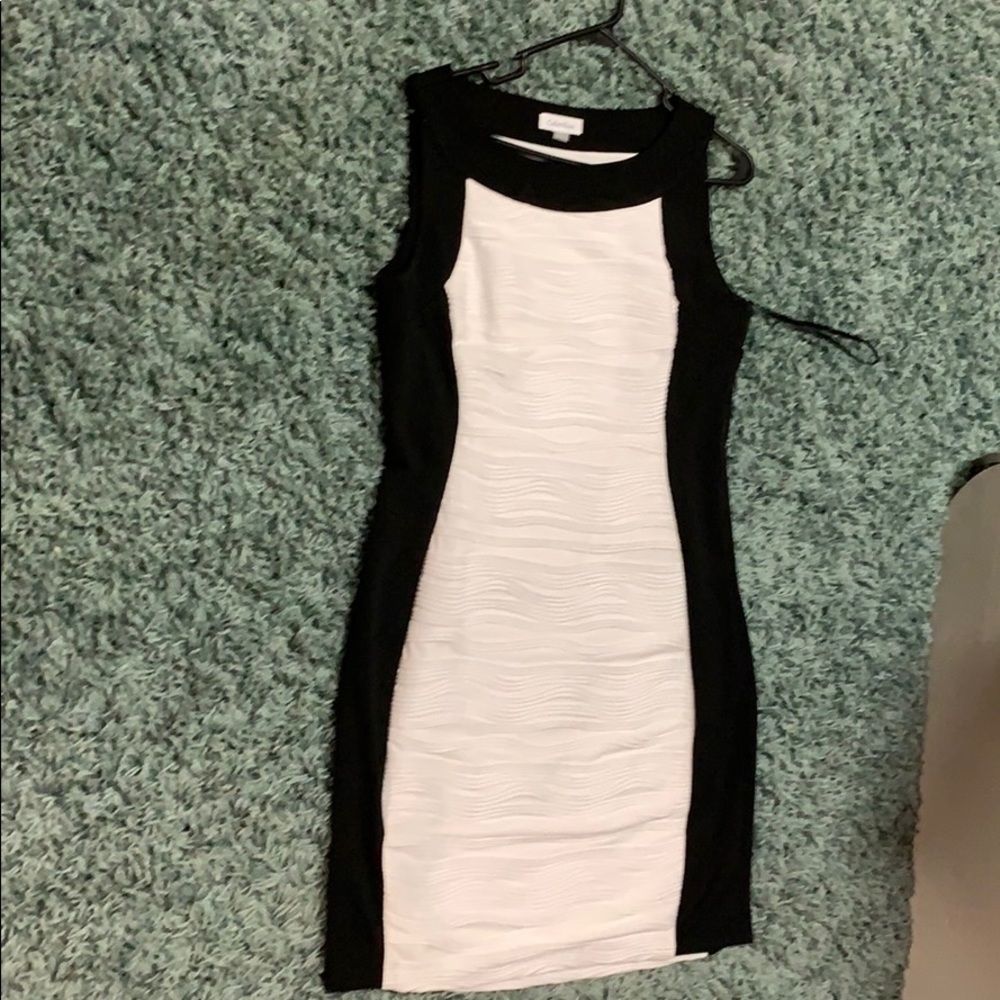 Black and white dress